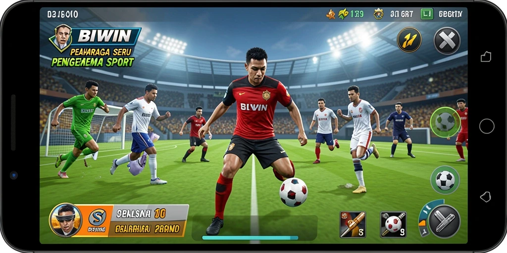 Tampilan gameplay BIWIN yang dinamis dan seru.