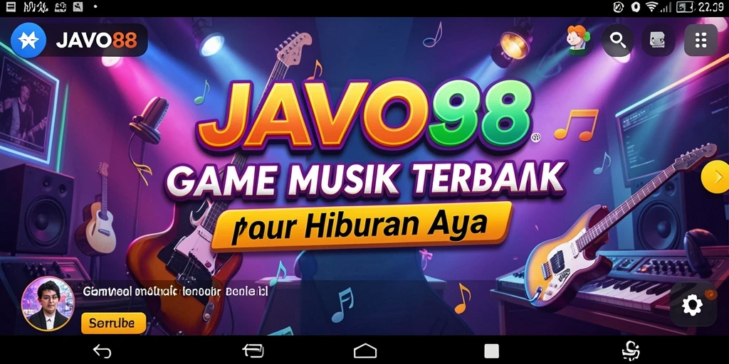 Tampilan gameplay JAVO88 yang seru dengan berbagai lagu.