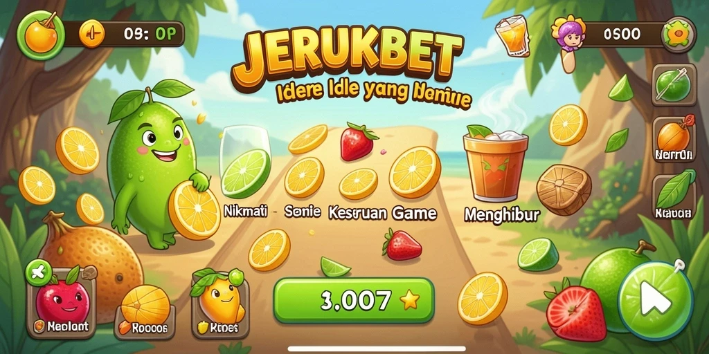 Tampilan gameplay JERUKBET yang menarik dan penuh warna.