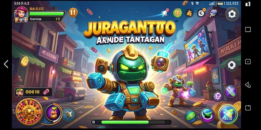 Tampilan gameplay seru dari JURAGANTOTO yang menantang.