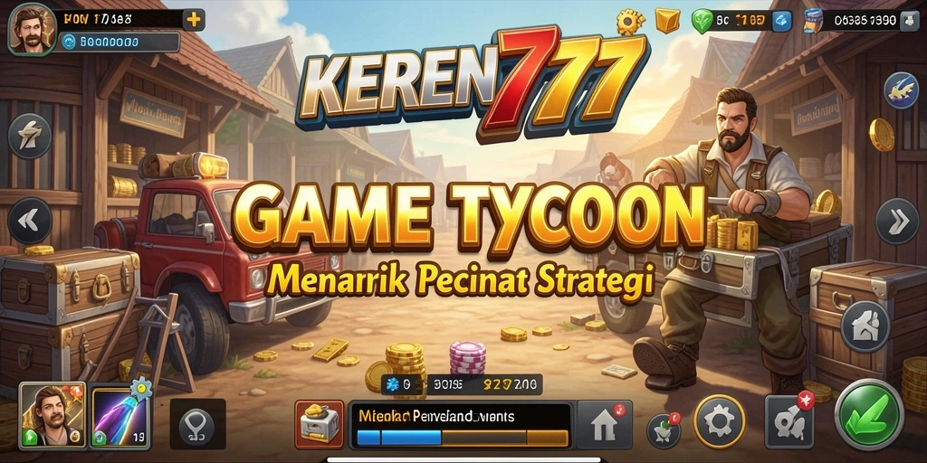 Tampilan gameplay KEREN777 yang menarik dan berwarna-warni.