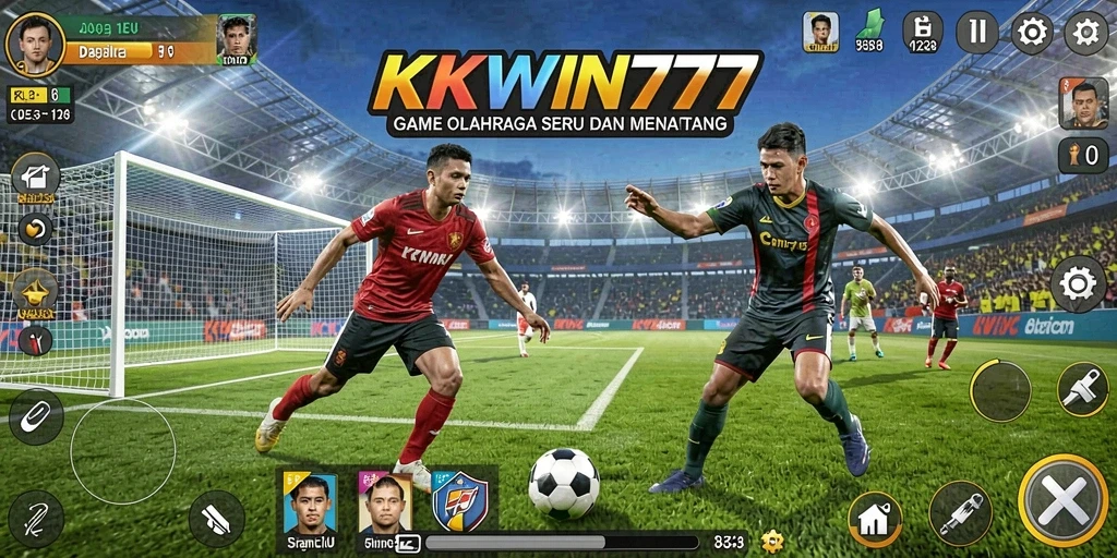 Tampilan gameplay KKWIN777 yang seru dan kompetitif.