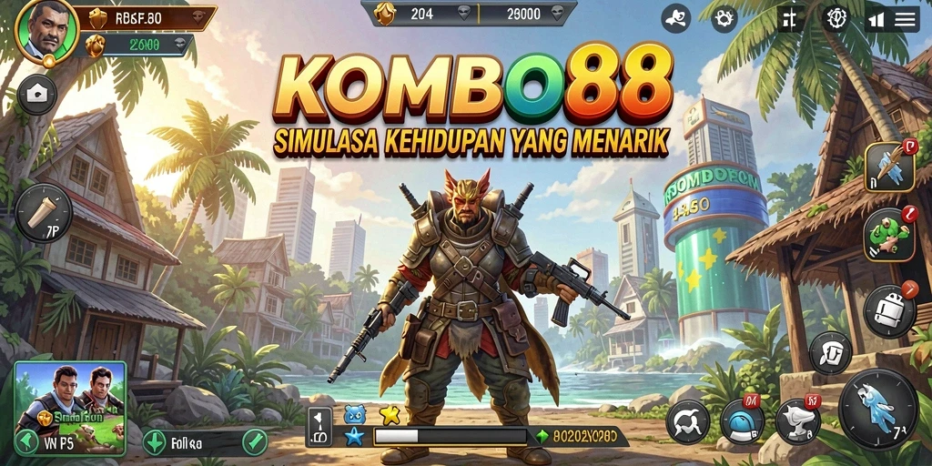 Tampilan gameplay KOMBO88 yang menarik dan interaktif.