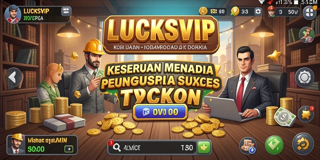 Tampilan gameplay LUCKSVIP yang menarik dan menawan bagi pengusaha muda.