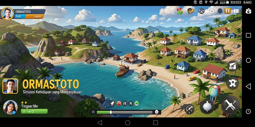 Tampilan gameplay ORMASTOTO yang memukau dan mengasyikkan.