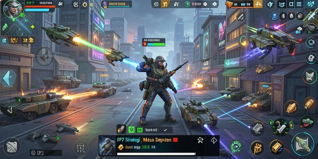 Tampilan menarik dari gameplay SLG di PP7 yang penuh strategi.