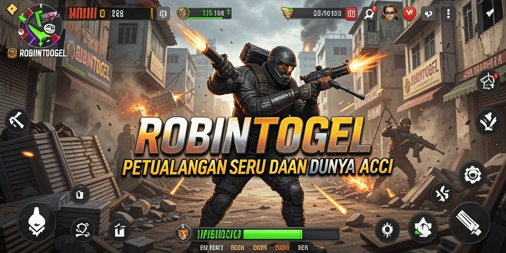 Tampilan menegangkan dari gameplay <strong>ROBINTOGEL</strong> yang penuh aksi.