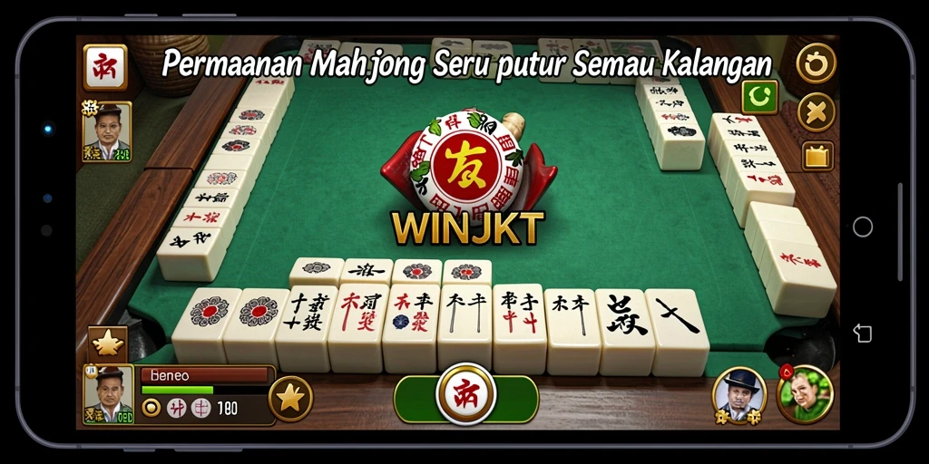 Gameplay seru Mahjong di WINJKT dengan berbagai tantangan menarik.