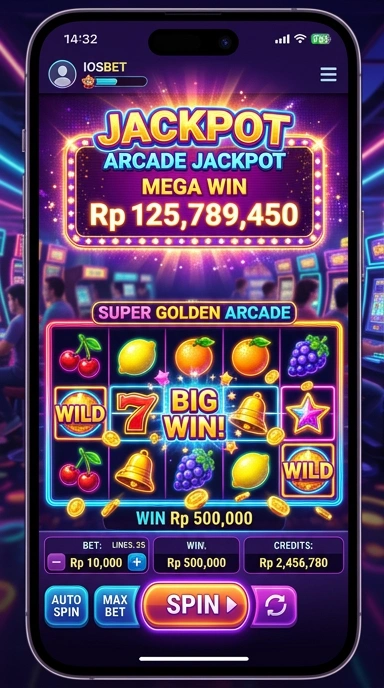 Tampilan utama iosbet yang menarik dan intuitif.